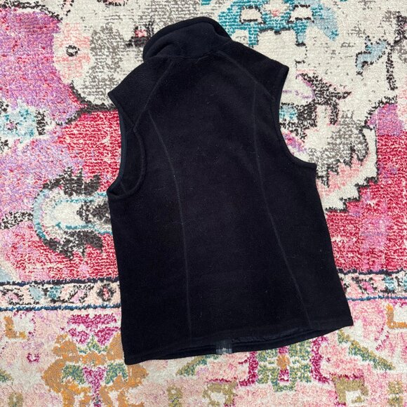 Vintage Patagonia 90s Black Synchilla Fleece Vest Womens Small - Picture 2 of 3